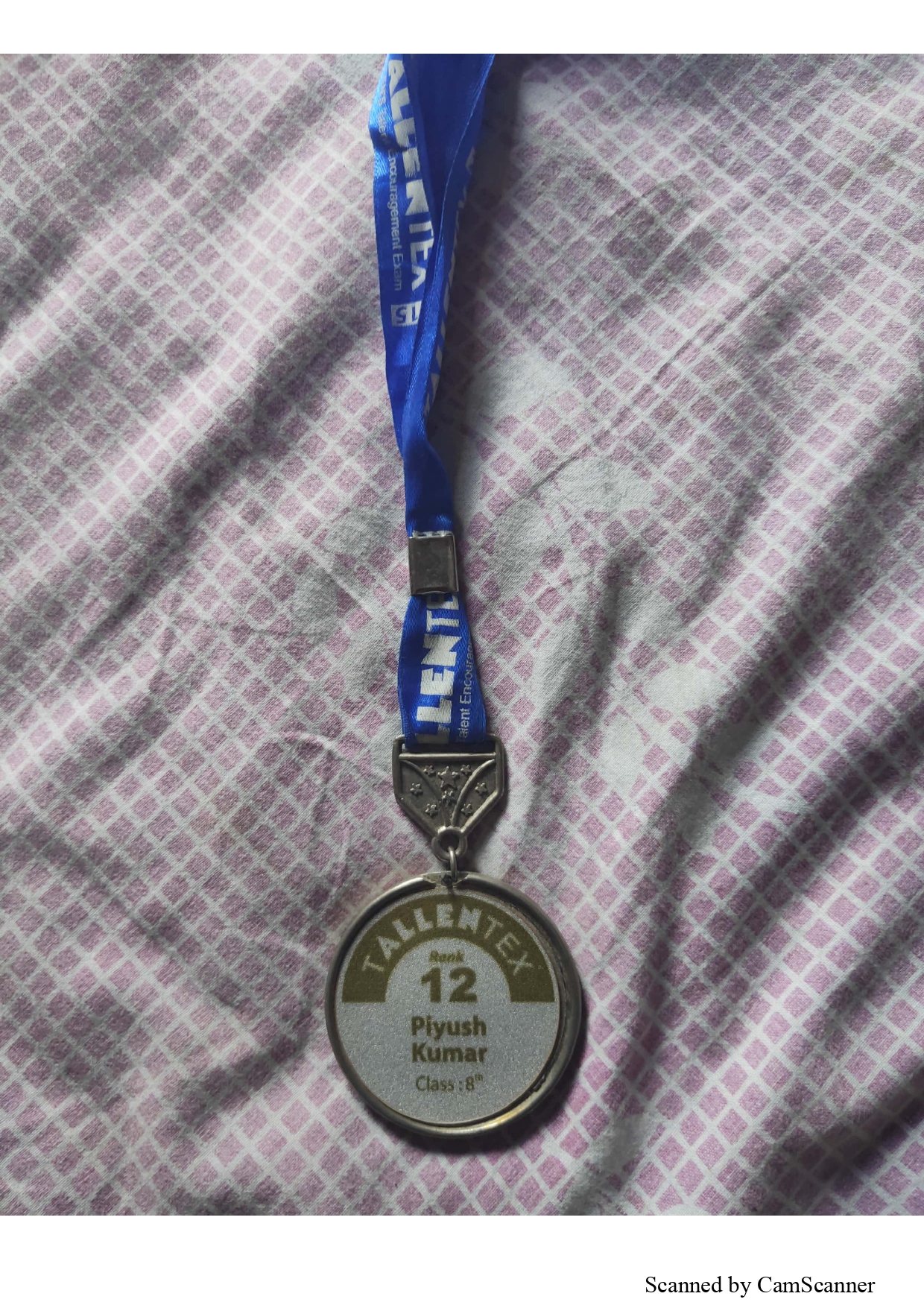 TALLENTEX 2015 medal
